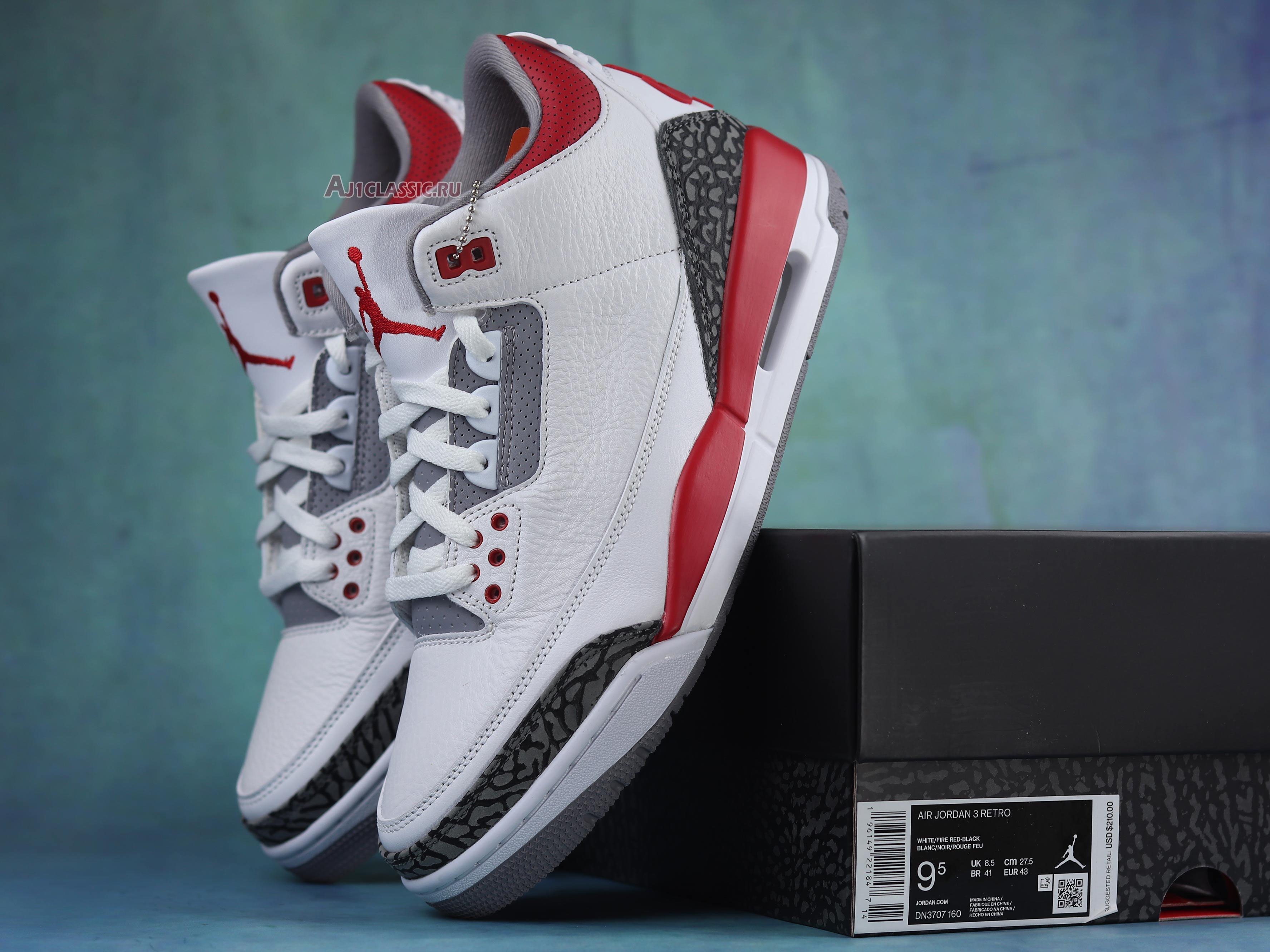 Air Jordan 3 Retro "Fire Red" 2022 DN3707-160