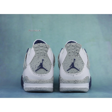 Air Jordan 4 Retro Midnight Navy DH6927-140 White/Midnight Navy/Light Smoke Grey/Fire Red Sneakers