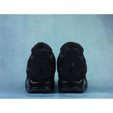 Air Jordan 4 Retro Black Cat 2020 CU1110-010-02 Black/Black/Light Graphite Mens Womens Shoes