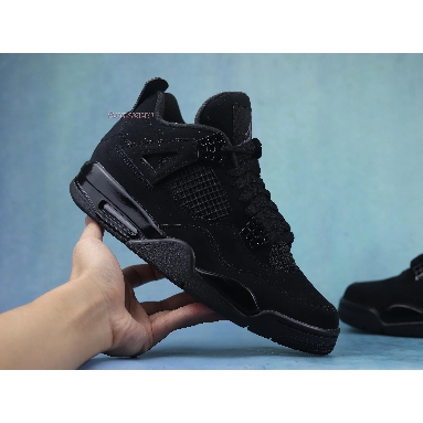 Air Jordan 4 Retro Black Cat 2020 CU1110-010-02 Black/Black/Light Graphite Sneakers