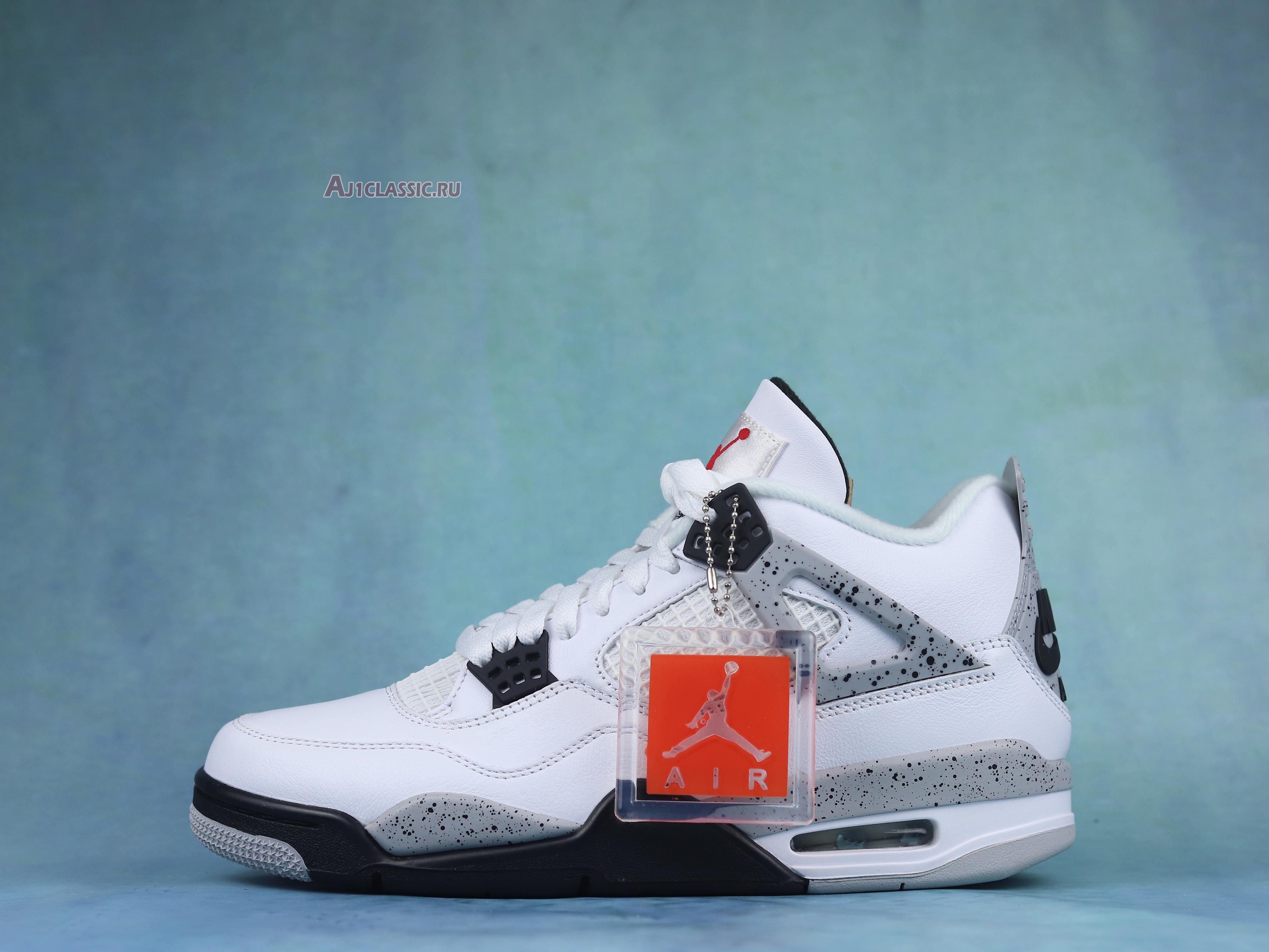 New Air Jordan 4 Retro OG "White Cement" 2016 840606-192-02 Shoes