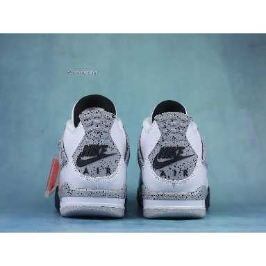 Air Jordan 4 Retro OG White Cement 2016 840606-192-02 White/Fire Red-Tech Grey-Black Sneakers