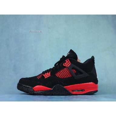 Air Jordan 4 Retro Red Thunder CT8527-016-02 Black/Red Sneakers