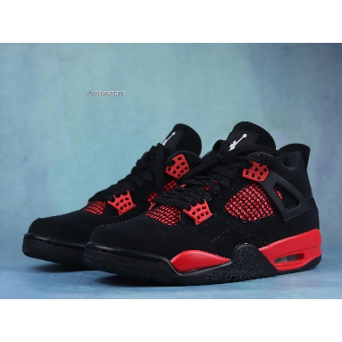 Air Jordan 4 Retro Red Thunder CT8527-016-02 Black/Red Sneakers