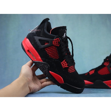 Air Jordan 4 Retro Red Thunder CT8527-016-02 Black/Red Sneakers