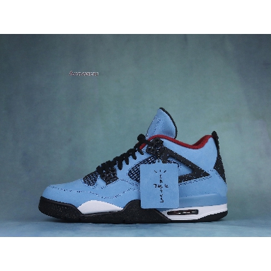 Travis Scott x Air Jordan 4 Retro Cactus Jack 308497-406-02 University Blue/Varsity Red-Black Sneakers