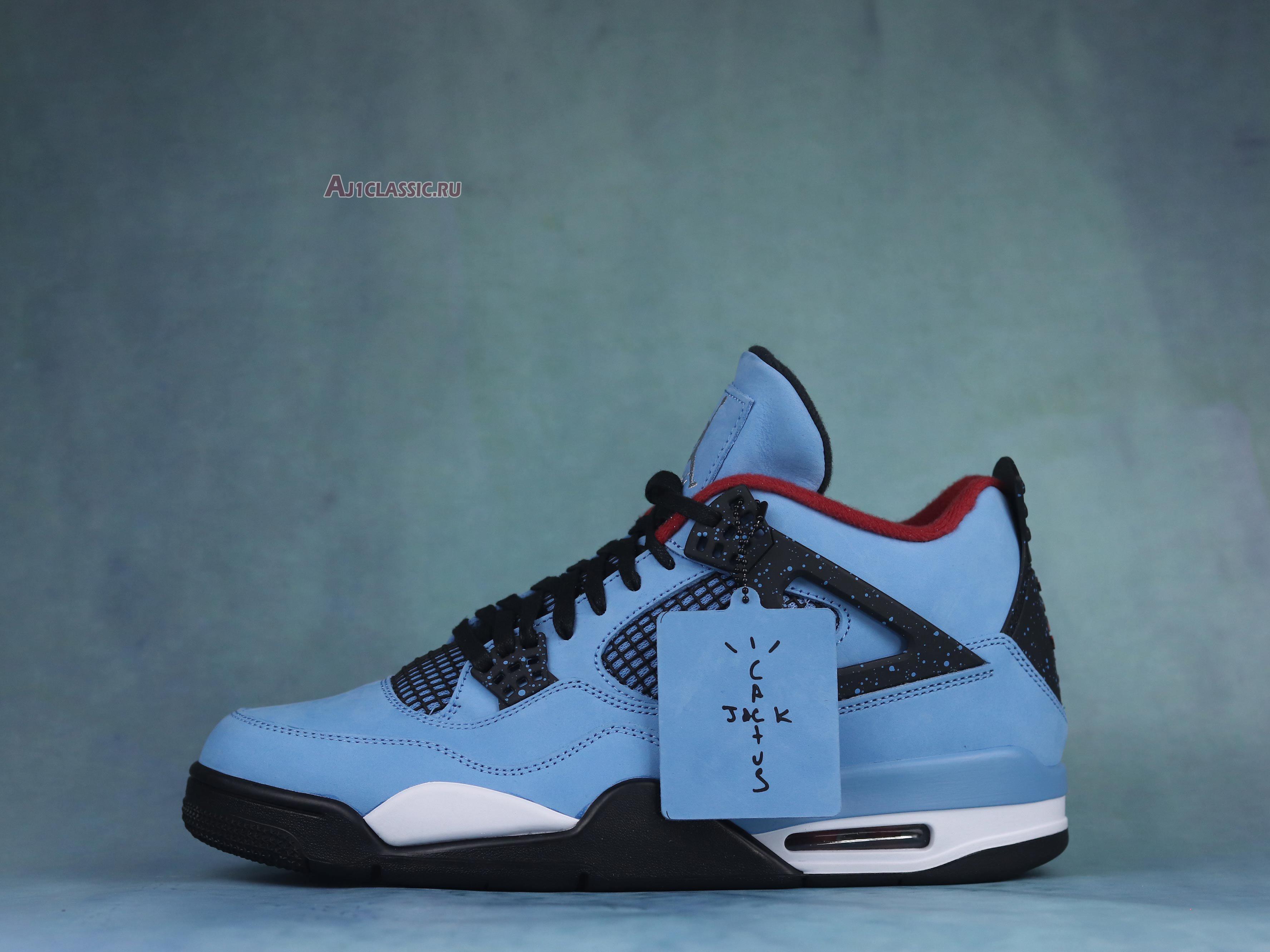 New Travis Scott x Air Jordan 4 Retro "Cactus Jack" 308497-406-02 Shoes