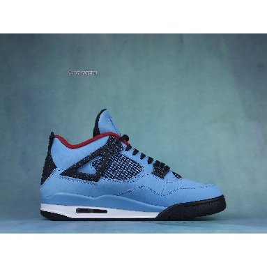 Travis Scott x Air Jordan 4 Retro Cactus Jack 308497-406-02 University Blue/Varsity Red-Black Sneakers