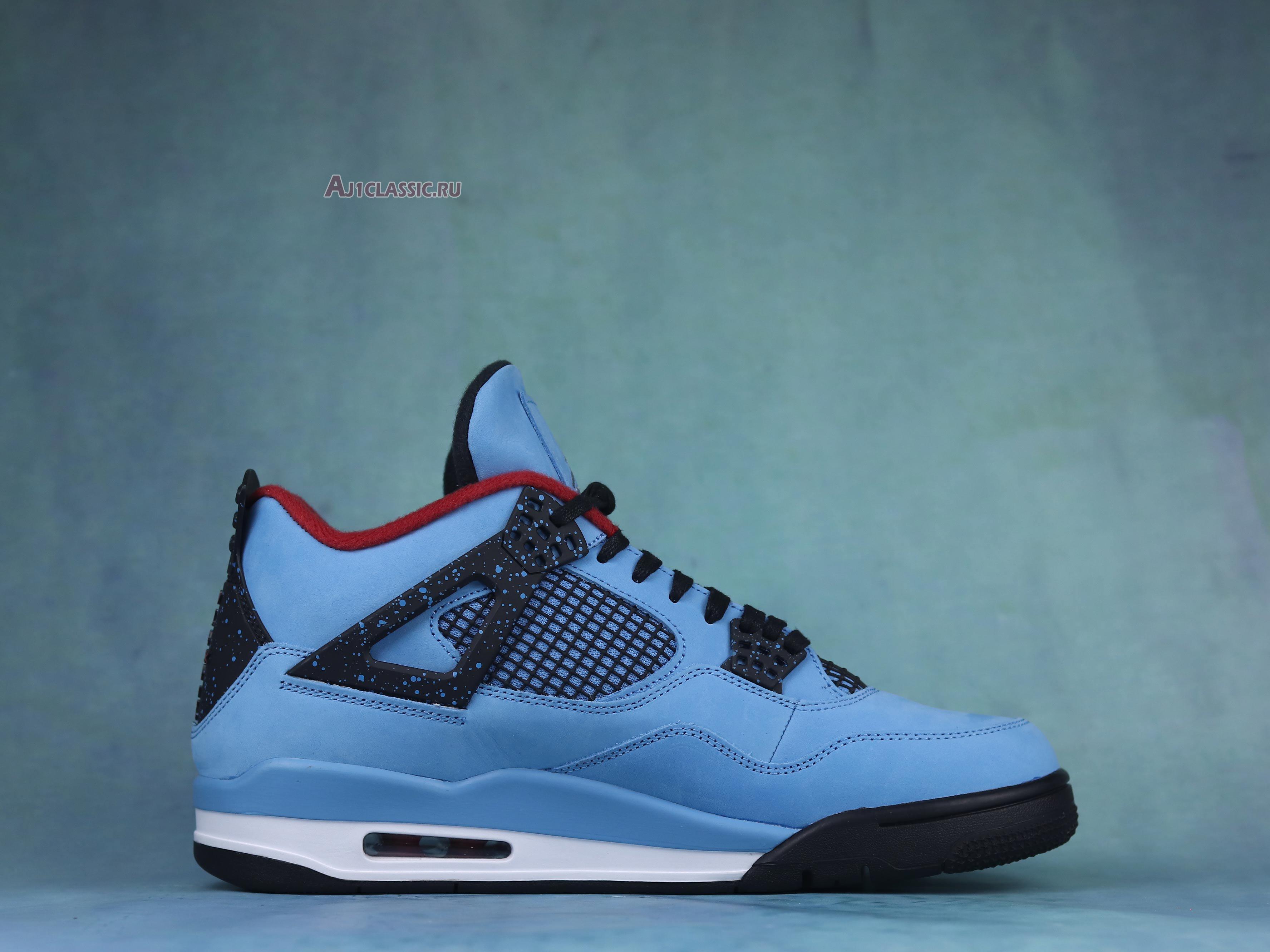 New Travis Scott x Air Jordan 4 Retro "Cactus Jack" 308497-406-02 Shoes