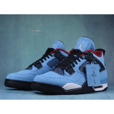 Travis Scott x Air Jordan 4 Retro Cactus Jack 308497-406-02 University Blue/Varsity Red-Black Sneakers