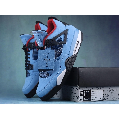 Travis Scott x Air Jordan 4 Retro Cactus Jack 308497-406-02 University Blue/Varsity Red-Black Sneakers