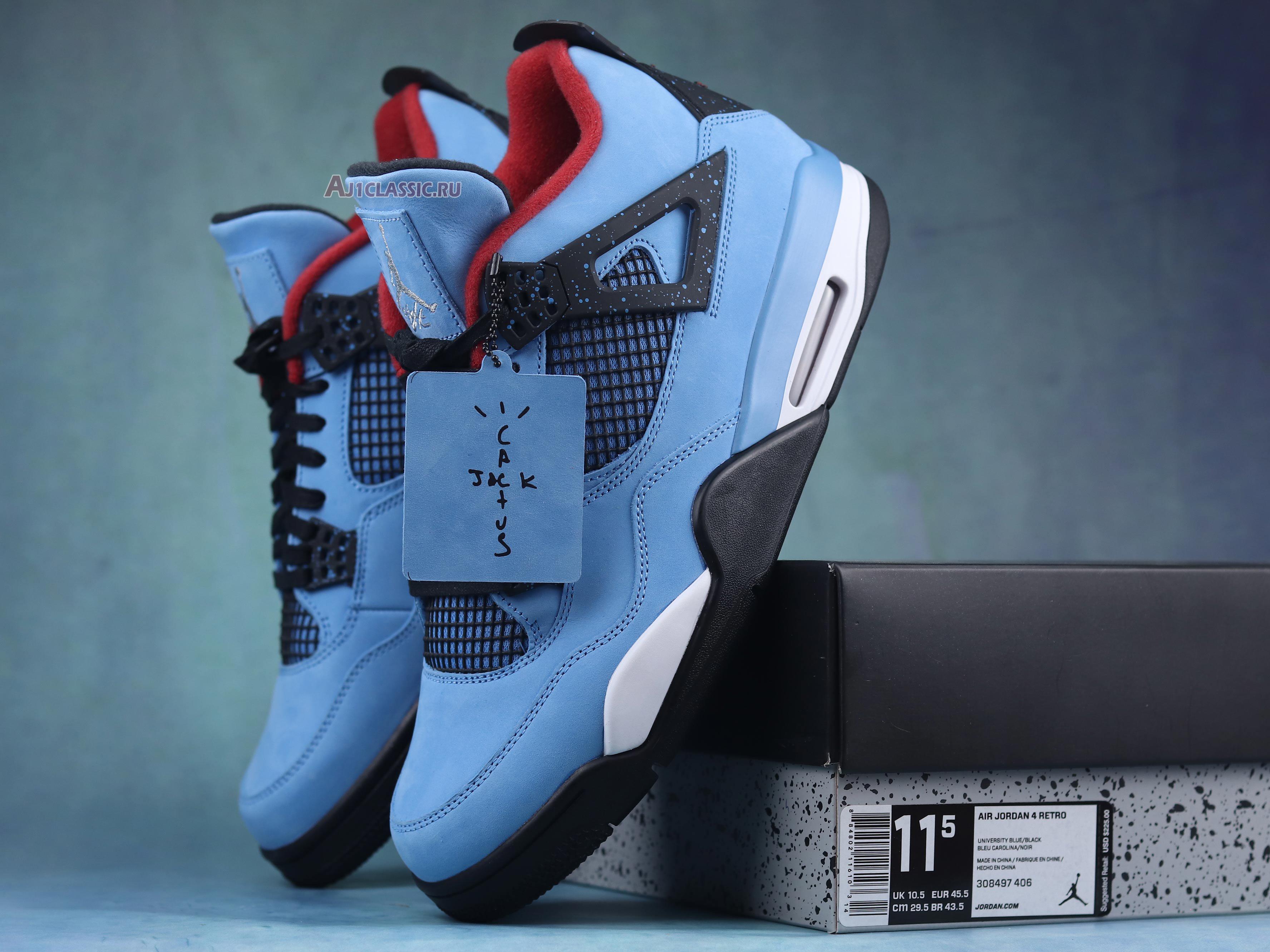 Travis Scott x Air Jordan 4 Retro "Cactus Jack" 308497-406-02