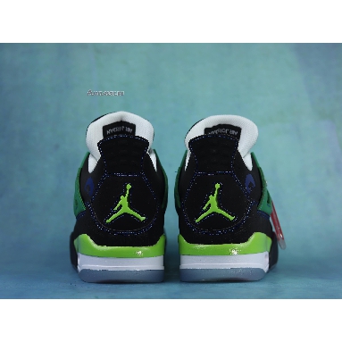 Air Jordan 4 Retro Doernbecher 308497-015 Black/Old Royal/Electric Green/White Sneakers