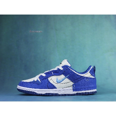 Nike Dunk Low Disrupt 2 Hyper Royal DH4402-102 White/University Blue-Hyper Royal Mens Womens Shoes