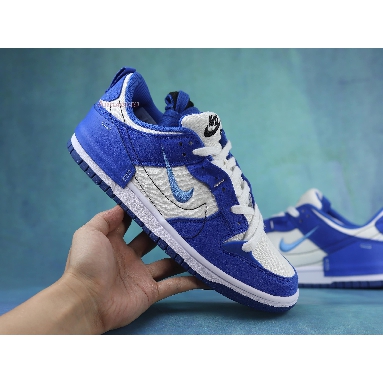 Nike Dunk Low Disrupt 2 Hyper Royal DH4402-102 White/University Blue-Hyper Royal Mens Womens Shoes