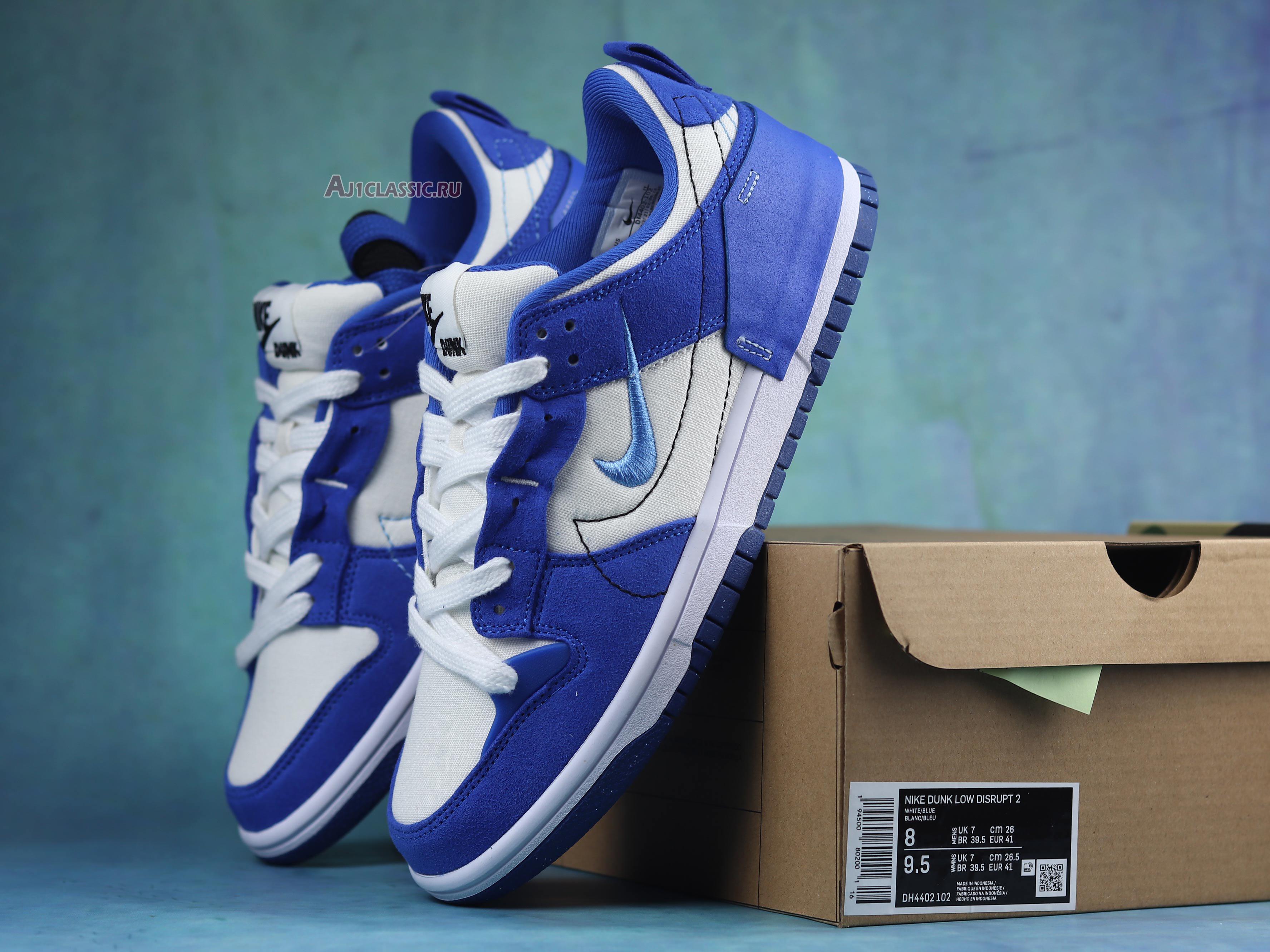 New Nike Dunk Low Disrupt 2 "Hyper Royal" DH4402-102 Shoes