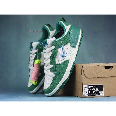 Nike Dunk Low Disrupt 2 Malachite DH4402-001 Phantom/Malachite/Green Noise/University Blue Mens Womens Shoes