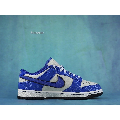 Nike Dunk Low Jackie Robinson DV2122-400-02 Racer Blue/Racer Blue-Coconut Mens Womens Shoes