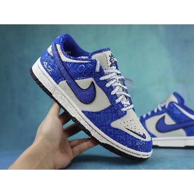 Nike Dunk Low Jackie Robinson DV2122-400-02 Racer Blue/Racer Blue-Coconut Mens Womens Shoes