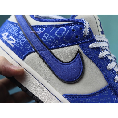 Nike Dunk Low Jackie Robinson DV2122-400-02 Racer Blue/Racer Blue-Coconut Mens Womens Shoes