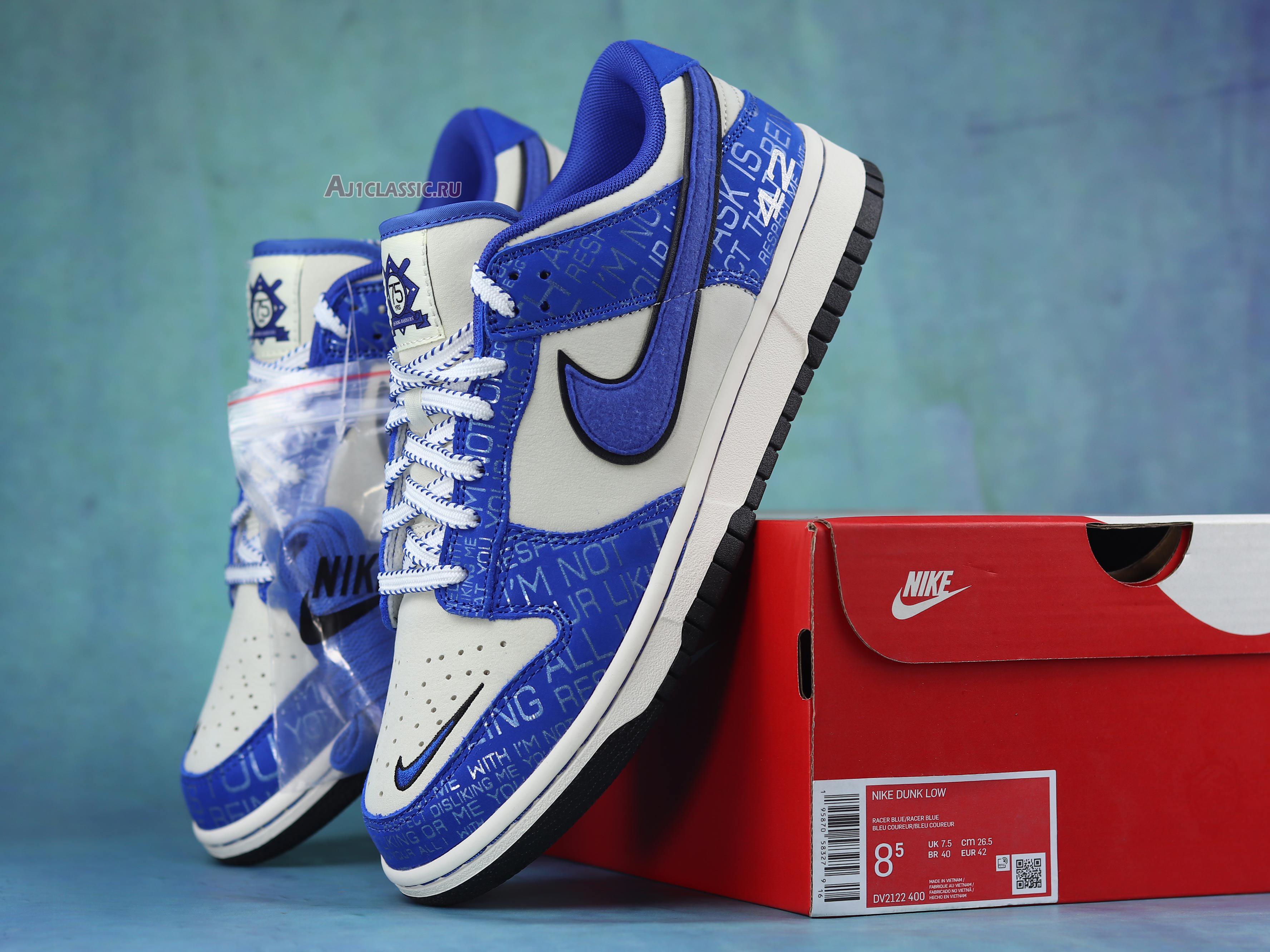 New Nike Dunk Low "Jackie Robinson" DV2122-400-02 Shoes