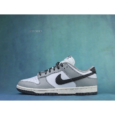 Nike Dunk Low Light Smoke Grey DD1503-117-02 White/Light Smoke Grey-Black Mens Womens Shoes