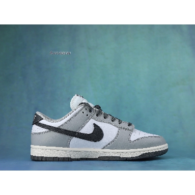 Nike Dunk Low Light Smoke Grey DD1503-117-02 White/Light Smoke Grey-Black Mens Womens Shoes