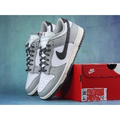 Nike Dunk Low Light Smoke Grey DD1503-117-02 White/Light Smoke Grey-Black Mens Womens Shoes