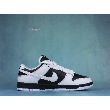 Nike Dunk Low Reverse Panda FD9064-011-02 Black/White-White Mens Womens Shoes