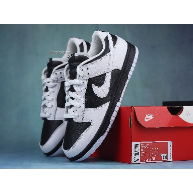 Nike Dunk Low Reverse Panda FD9064-011-02 Black/White-White Mens Womens Shoes