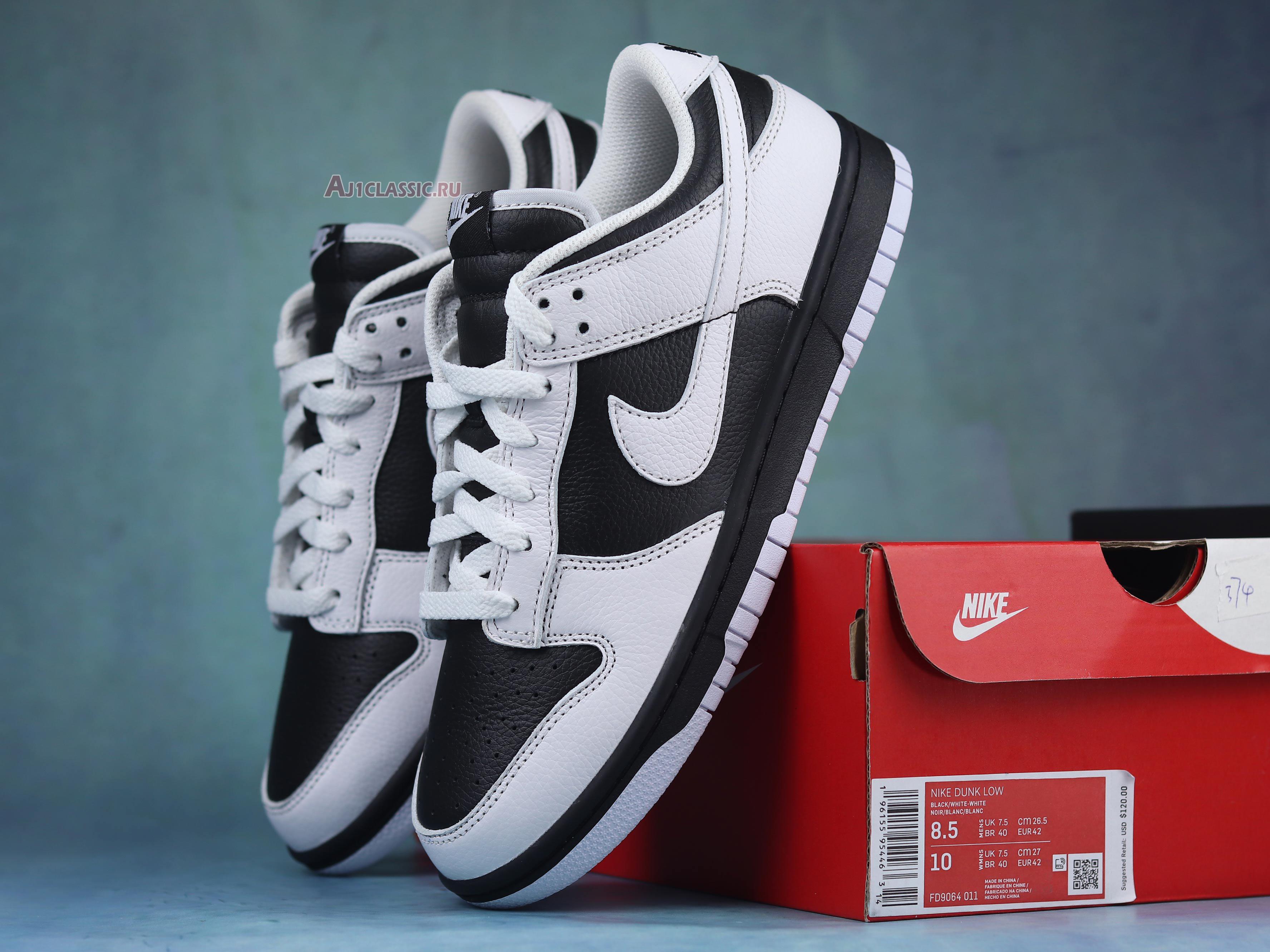 New Nike Dunk Low "Reverse Panda" FD9064-011-02 Shoes