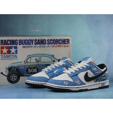 Nike Dunk Low Racing Buggt Sand Scorchrc TG1391-506 Blue/White/Black/Red-Yellow Mens Womens Shoes