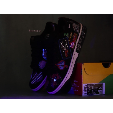 Neckface x Nike Dunk Low Pro SB Black DQ4488-001 Black/Multi-Color Sneakers
