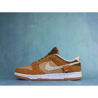 Nike Dunk Low Teddy Bear DZ5350-288 Brown/White Mens Womens Shoes