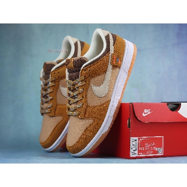 Nike Dunk Low Teddy Bear DZ5350-288 Brown/White Mens Womens Shoes