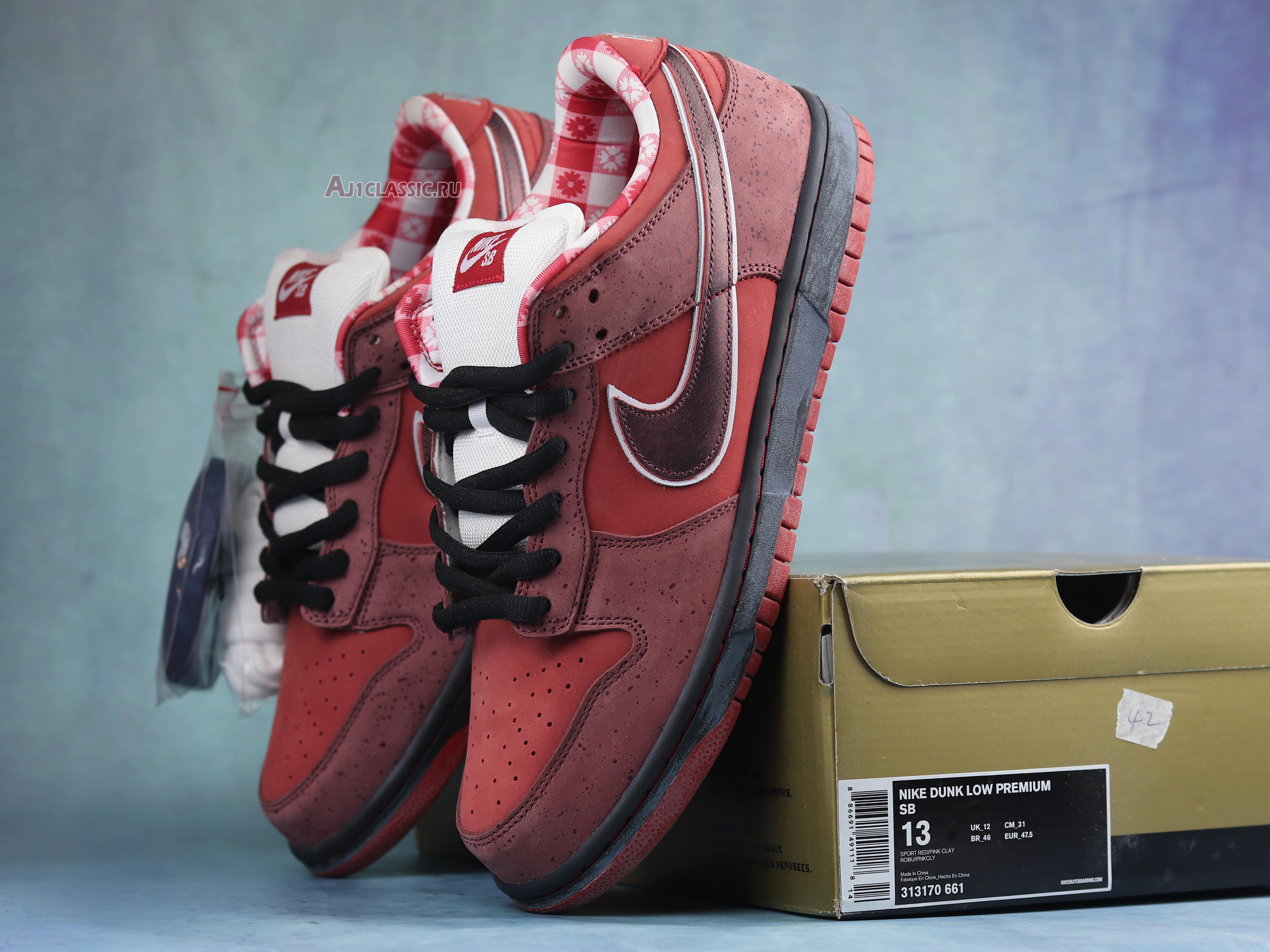 New Nike Dunk Low Premium SB "Lobster" 313170-661-02 Shoes