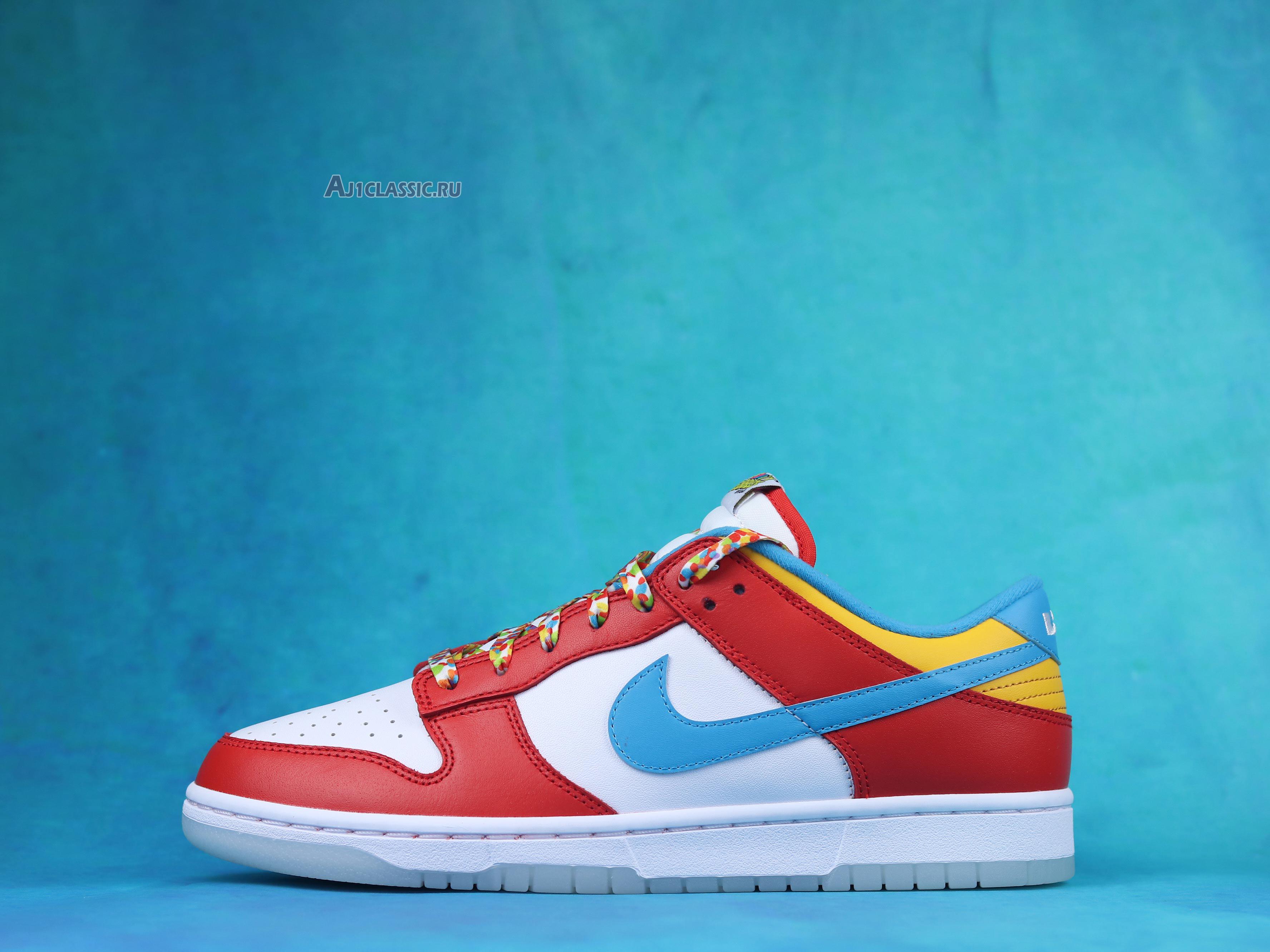 New LeBron James x Nike Dunk Low "Fruity Pebbles" DH8009-600 Shoes