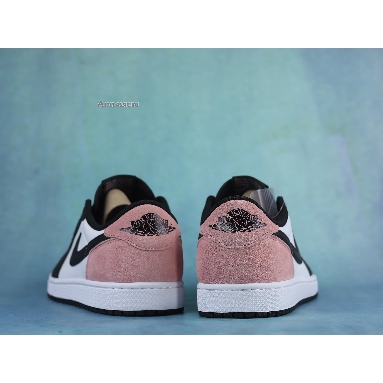 Air Jordan 1 Retro Low OG Bleached Coral CZ0790-061 Black/Bleached Coral-White Mens Womens Shoes