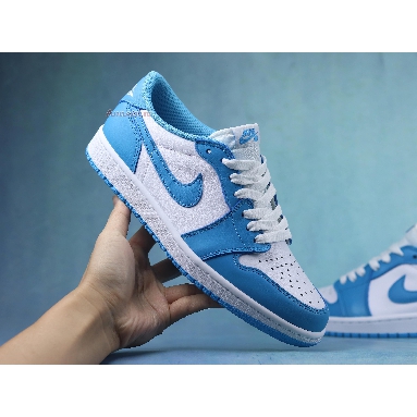 Eric Koston x Air Jordan 1 Low SB Powder Blue CJ7891-401-02 Dark Powder Blue/Dark Powder Blue/White Sneakers