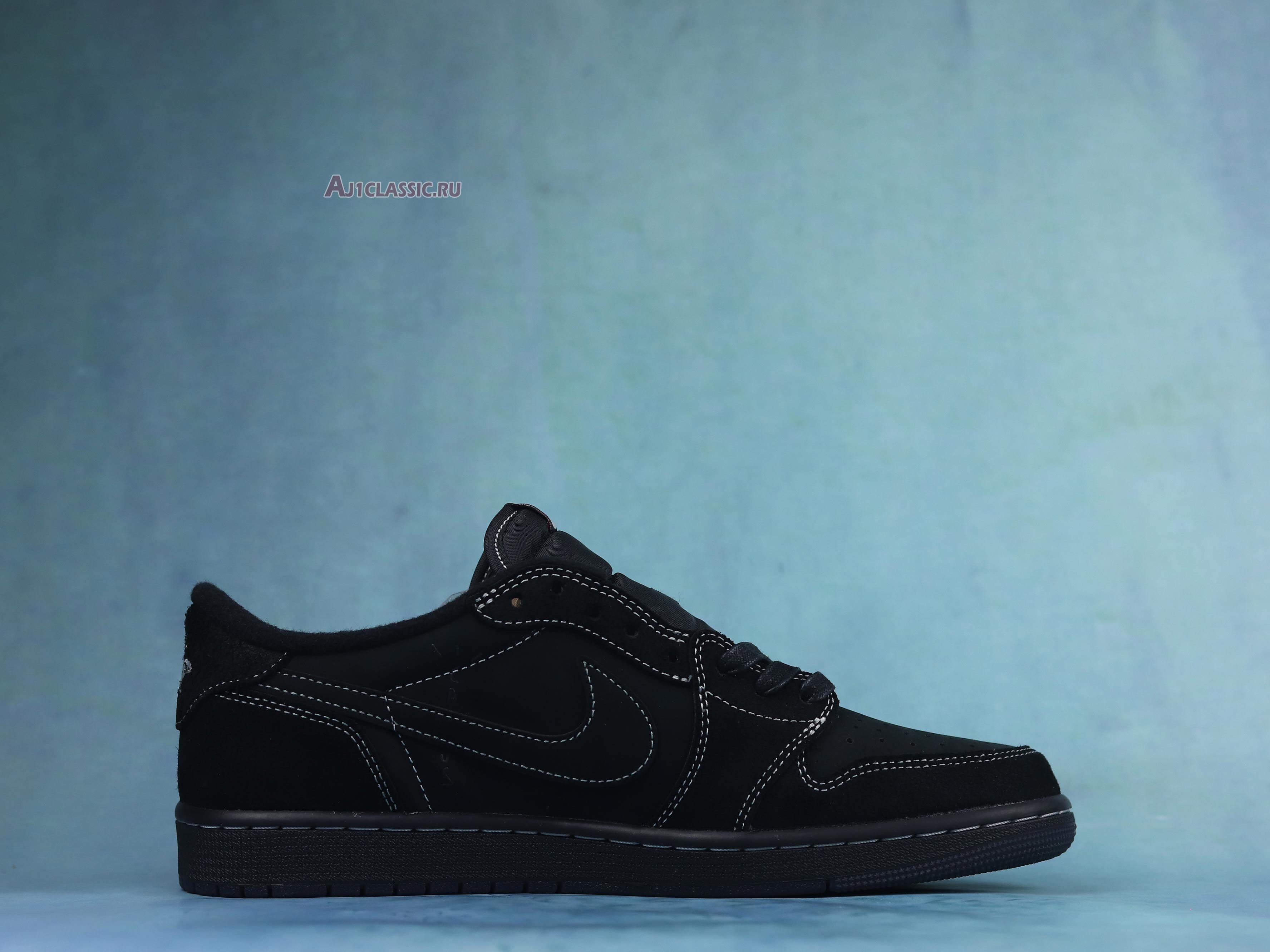 New Travis Scott x Air Jordan 1 Low OG SP "Black Phantom" DM7866-001-02 Shoes