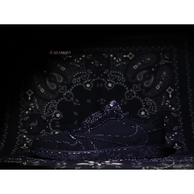 Travis Scott x Air Jordan 1 Low OG SP Black Phantom DM7866-001-02 Black/Phantom Mens Womens Shoes