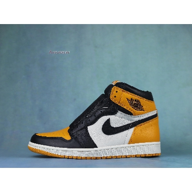 Air Jordan 1 High OG Taxi 555088-711-02 Taxi/Black-Sail Mens Womens Shoes