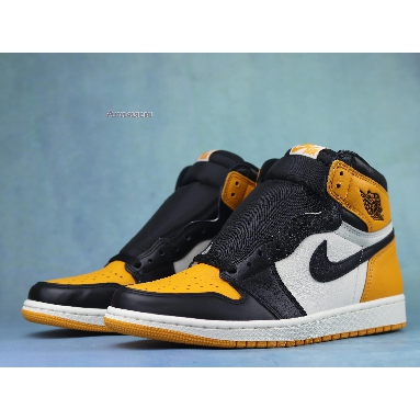 Air Jordan 1 High OG Taxi 555088-711-02 Taxi/Black-Sail Mens Womens Shoes