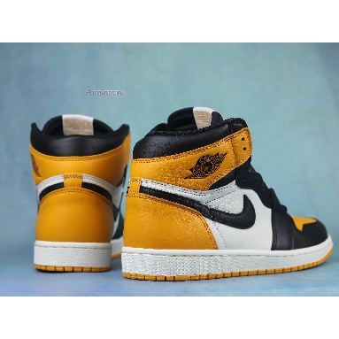 Air Jordan 1 High OG Taxi 555088-711-02 Taxi/Black-Sail Mens Womens Shoes