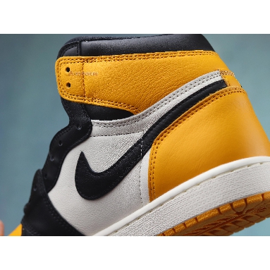 Air Jordan 1 High OG Taxi 555088-711-02 Taxi/Black-Sail Mens Womens Shoes