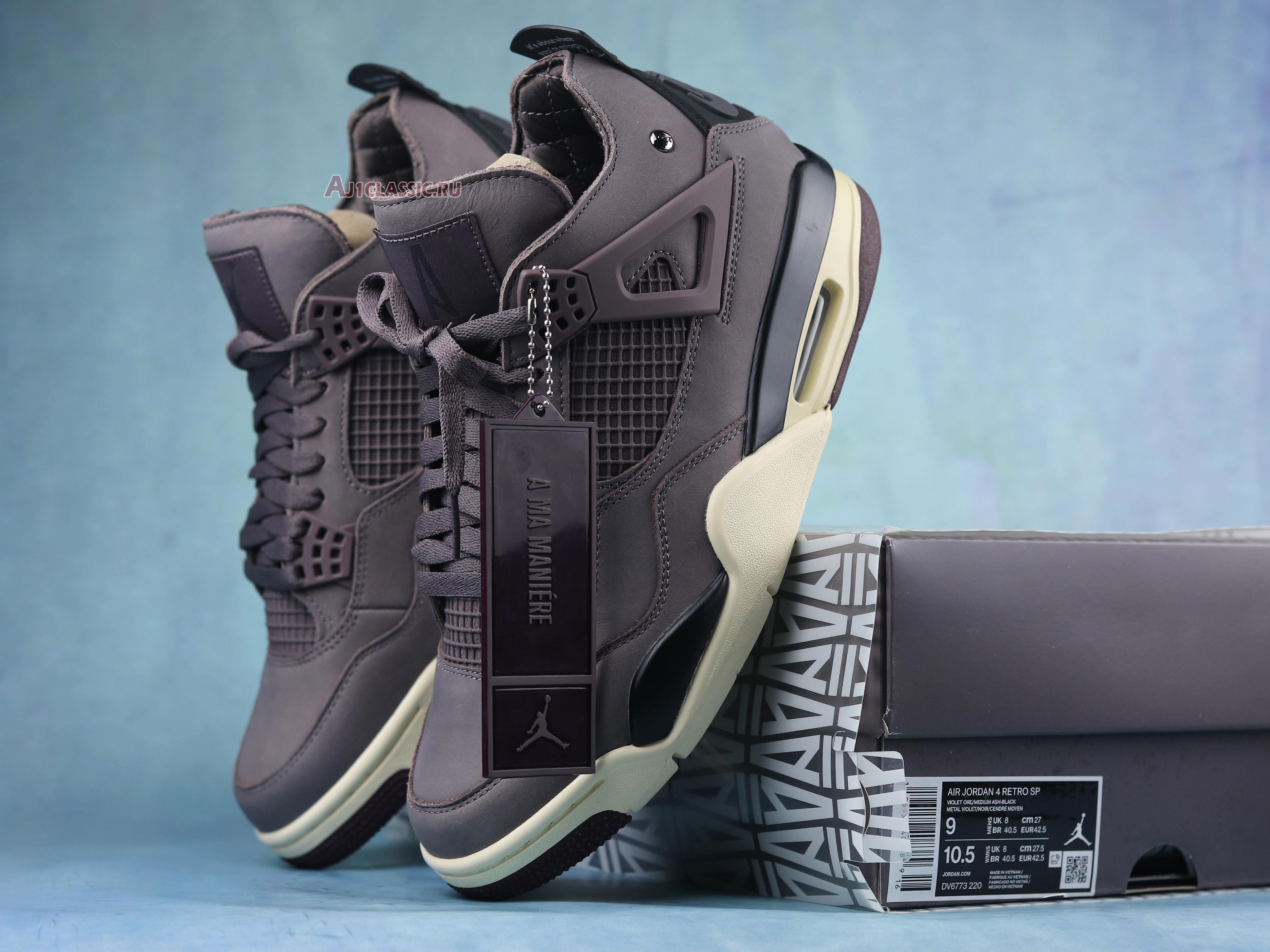 A Ma Maniére x Air Jordan 4 Retro "Violet Ore" DV6773-220-02