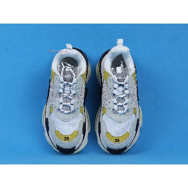 Balenciaga Triple S Sneaker White Yellow 2018 483513 W06E2 6890 White/Yellow/Grey/Black Mens Womens Shoes