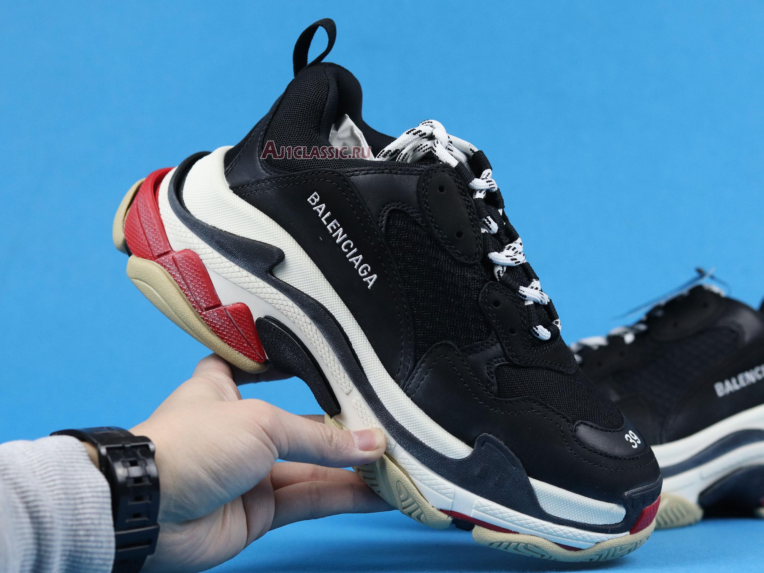 Balenciaga Triple S Sneaker "Black Red" 533882 W09OM 1000