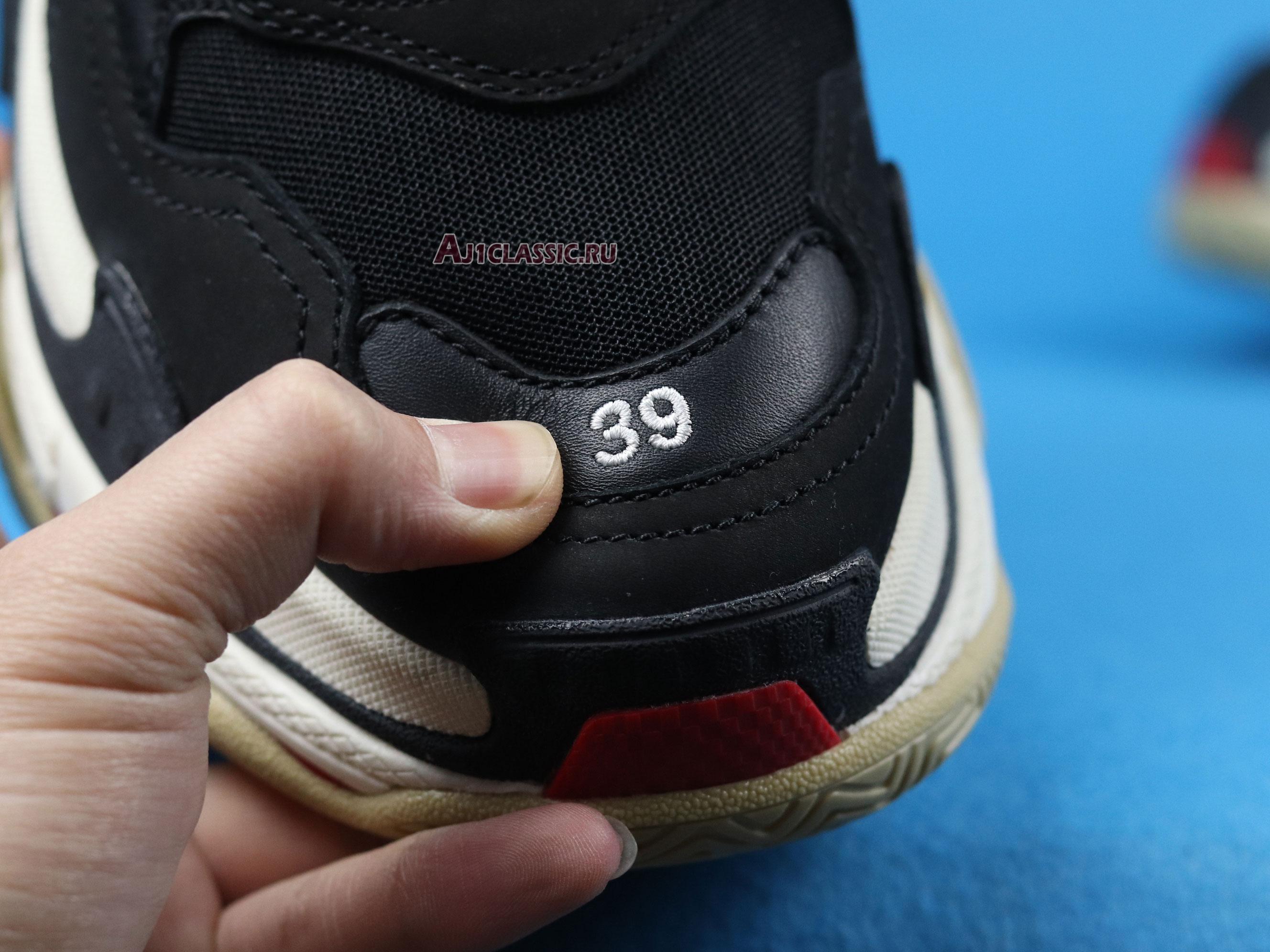 Balenciaga Triple S Sneaker "Black Red" 533882 W09OM 1000