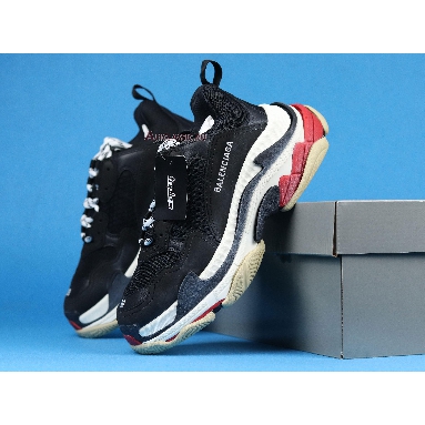 Balenciaga Triple S Sneaker Black Red 533882 W09OM 1000 Black/White/Red Sneakers